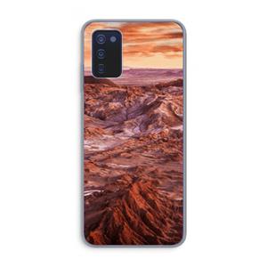 CaseCompany Mars: Samsung Galaxy A03s Transparant Hoesje