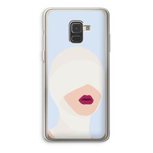 CaseCompany Incognito: Samsung Galaxy A8 (2018) Transparant Hoesje