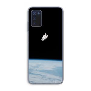 CaseCompany Alone in Space: Samsung Galaxy A03s Transparant Hoesje