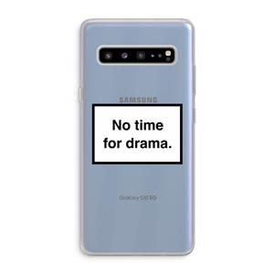 CaseCompany No drama: Samsung Galaxy S10 5G Transparant Hoesje