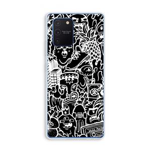 CaseCompany Vexx Black Mixtape: Samsung Galaxy Note 10 Lite Transparant Hoesje