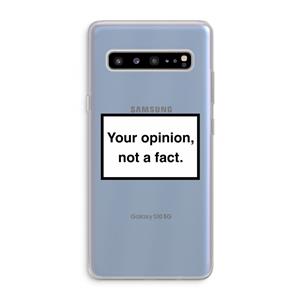 CaseCompany Your opinion: Samsung Galaxy S10 5G Transparant Hoesje