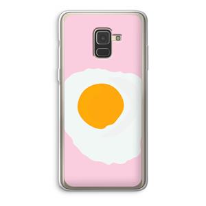CaseCompany Sunny side up: Samsung Galaxy A8 (2018) Transparant Hoesje
