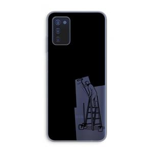 CaseCompany Musketon Painter: Samsung Galaxy A03s Transparant Hoesje