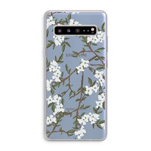 CaseCompany Blossoming spring: Samsung Galaxy S10 5G Transparant Hoesje