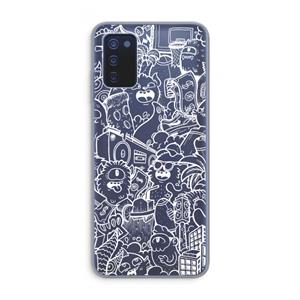 CaseCompany Vexx City #2: Samsung Galaxy A03s Transparant Hoesje