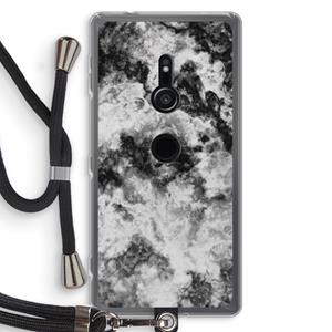 CaseCompany Onweer: Sony Xperia XZ2 Transparant Hoesje met koord