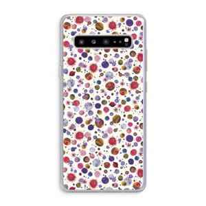 CaseCompany Planets Space: Samsung Galaxy S10 5G Transparant Hoesje