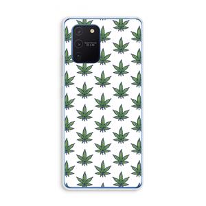 CaseCompany Weed: Samsung Galaxy Note 10 Lite Transparant Hoesje