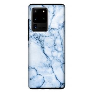 CaseCompany Blauw marmer: Samsung Galaxy S20 Ultra Tough Case