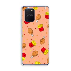 CaseCompany Chicken 'n Fries: Samsung Galaxy Note 10 Lite Transparant Hoesje