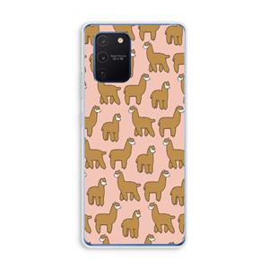 CaseCompany Alpacas: Samsung Galaxy Note 10 Lite Transparant Hoesje