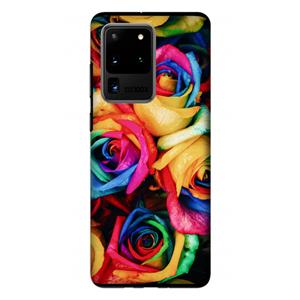 CaseCompany Neon bloemen: Samsung Galaxy S20 Ultra Tough Case