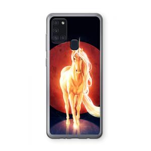 CaseCompany Last Unicorn: Samsung Galaxy A21s Transparant Hoesje
