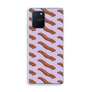 CaseCompany Bacon to my eggs #2: Samsung Galaxy Note 10 Lite Transparant Hoesje
