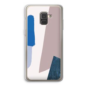 CaseCompany Lapis: Samsung Galaxy A8 (2018) Transparant Hoesje