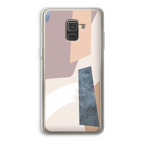 CaseCompany Luca: Samsung Galaxy A8 (2018) Transparant Hoesje