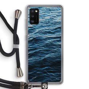 CaseCompany Oceaan: Samsung Galaxy A41 Transparant Hoesje met koord