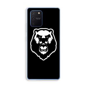 CaseCompany Angry Bear (black): Samsung Galaxy Note 10 Lite Transparant Hoesje
