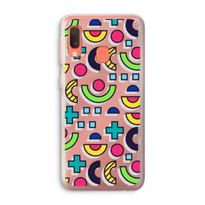 CaseCompany 8-bit N°6: Samsung Galaxy A20e Transparant Hoesje