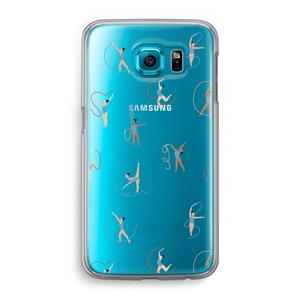 CaseCompany Dancing #3: Samsung Galaxy S6 Transparant Hoesje