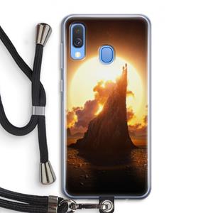 CaseCompany Children of the Sun: Samsung Galaxy A40 Transparant Hoesje met koord