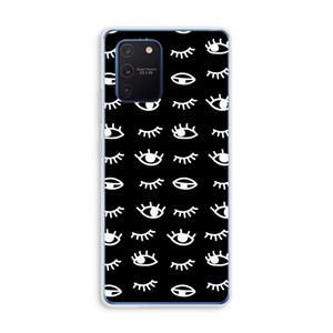 CaseCompany Eye pattern #3: Samsung Galaxy Note 10 Lite Transparant Hoesje