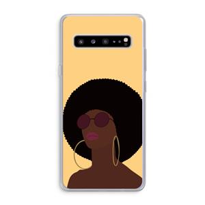 CaseCompany Golden hour: Samsung Galaxy S10 5G Transparant Hoesje