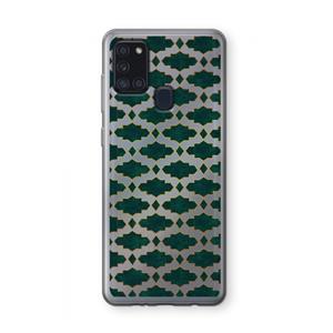 CaseCompany Moroccan tiles: Samsung Galaxy A21s Transparant Hoesje