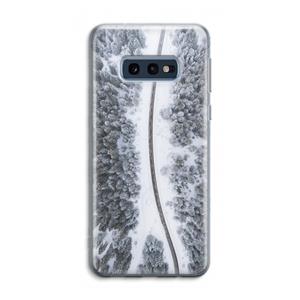 CaseCompany Snøfall: Samsung Galaxy S10e Transparant Hoesje