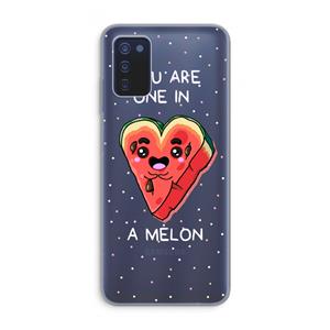 CaseCompany One In A Melon: Samsung Galaxy A03s Transparant Hoesje