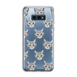 CaseCompany Kitten: Samsung Galaxy S10e Transparant Hoesje