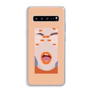 CaseCompany Surprise: Samsung Galaxy S10 5G Transparant Hoesje