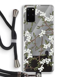 CaseCompany Blossoming spring: Samsung Galaxy S20 Plus Transparant Hoesje met koord