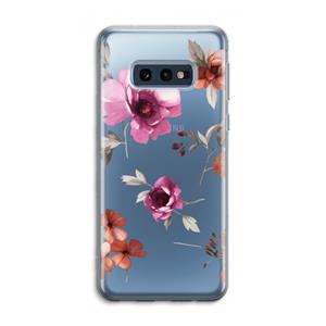 CaseCompany Geschilderde bloemen: Samsung Galaxy S10e Transparant Hoesje