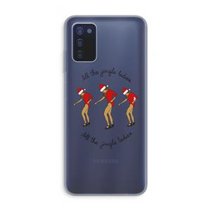 CaseCompany Jingle Ladies: Samsung Galaxy A03s Transparant Hoesje