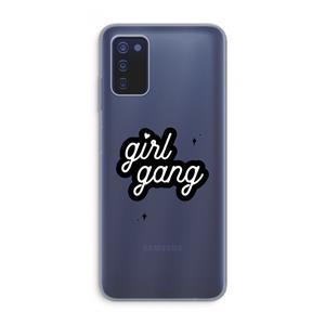 CaseCompany Girl Gang: Samsung Galaxy A03s Transparant Hoesje