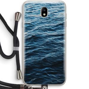 CaseCompany Oceaan: Samsung Galaxy J7 (2017) Transparant Hoesje met koord
