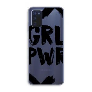 CaseCompany Girl Power #2: Samsung Galaxy A03s Transparant Hoesje