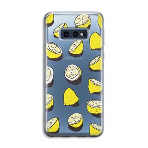 CaseCompany When Life Gives You Lemons...: Samsung Galaxy S10e Transparant Hoesje