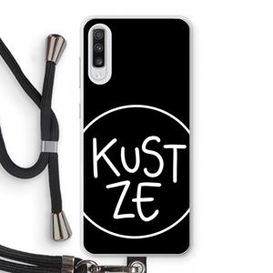 CaseCompany KUST ZE: Samsung Galaxy A70 Transparant Hoesje met koord