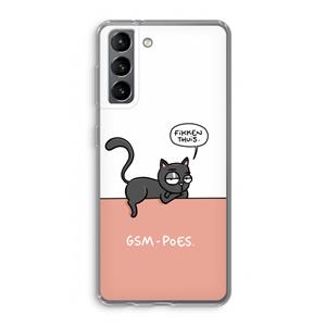 CaseCompany GSM poes: Samsung Galaxy S21 Transparant Hoesje