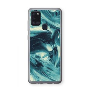 CaseCompany Dreaming About Whales: Samsung Galaxy A21s Transparant Hoesje