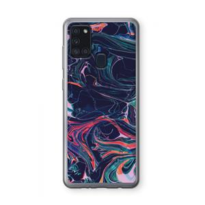 CaseCompany Light Years Beyond: Samsung Galaxy A21s Transparant Hoesje