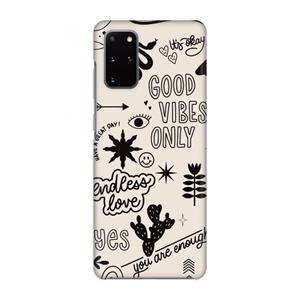 CaseCompany Good vibes: Volledig geprint Samsung Galaxy S20 Plus Hoesje