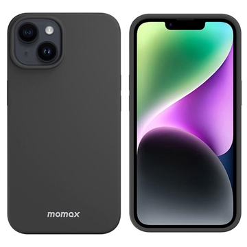 Momax Silicone 2.0 iPhone 14 Hybrid Case - Zwart