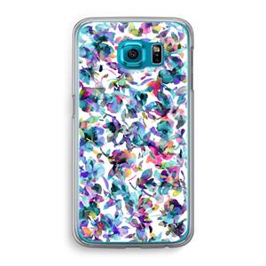 CaseCompany Hibiscus Flowers: Samsung Galaxy S6 Transparant Hoesje