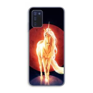 CaseCompany Last Unicorn: Samsung Galaxy A03s Transparant Hoesje