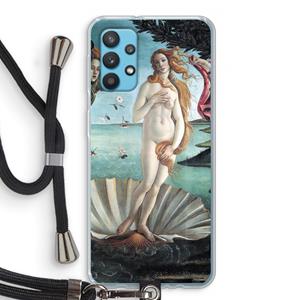 CaseCompany Birth Of Venus: Samsung Galaxy A32 4G Transparant Hoesje met koord