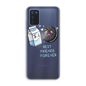 CaseCompany Best Friend Forever: Samsung Galaxy A03s Transparant Hoesje